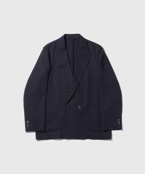 ADAM ET ROPE'(アダムエロペ)の「DOUBLE BREASTED JACKET(テーラードジャケット・メンズ・グレー/ネイビー・L/M/S)」の14枚目の写真