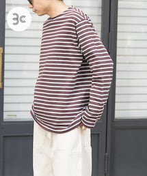 FORK&SPOON | FORK&SPOON　ボートネックボーダー(Tシャツ/カットソー)