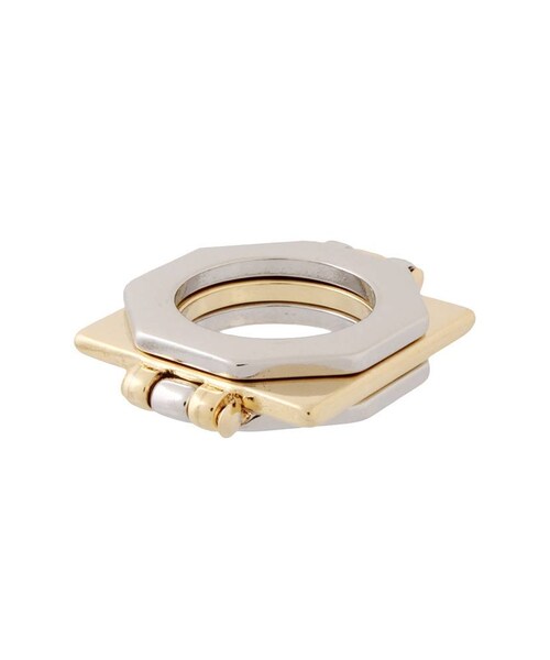 MURUA（ムルーア）の「【CASUAL】トリプルデザインリング（リング・レディース・ミックス/ゴールド・F）」の3枚目の写真