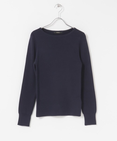 URBAN RESEARCH ROSSO（アーバンリサーチロッソ）の「シルク混スリットスリーブリブニット（ニット/セーター・レディース・OFF WHITE/SAX/YELLOW/NAVY・Free）」の19枚目の写真