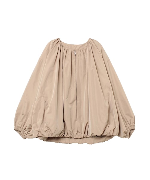ELENDEEK(エレンディーク)の「GATHER TAFFETA BZ(ブルゾン・レディース・ブラック/ヌード/ベージュ・F)」の2枚目の写真