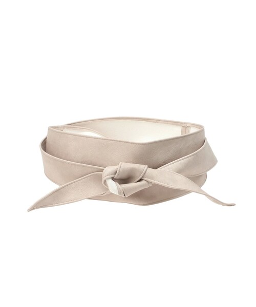 RESEXXY（リゼクシー）の「サッシュベルト（ベルト・レディース・アイボリー/ブラック/ブラウン/ベージュ・F）」の2枚目の写真