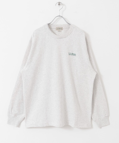 URBAN RESEARCH DOORS（アーバンリサーチドアーズ）の「L.L.Bean JAPAN EDITION　UNION LONG SLEEVE T-SHIRTS（Tシャツ/カットソー・メンズ・WHITE/BIRCH/TOP GREY/TOP SAX/TOP RED/NAVY・M/L/XL）」の2枚目の写真