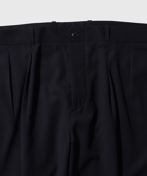 ADAM ET ROPE'(アダムエロペ)の「【HEUGN/ユーゲン】UTAH French wool 2pq(スラックス・メンズ・ネイビー・1/2/3/4)」の6枚目の写真