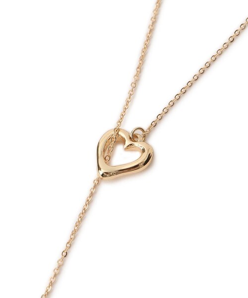 VIS（ビス）の「ハートポイントチェーンYネックレス（ネックレス・レディース・ゴールド/シルバー・F）」の11枚目の写真
