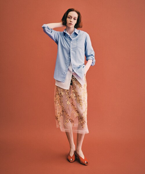 URBAN RESEARCH(アーバンリサーチ)の「Teya BORROWED SHIRTS(シャツ/ブラウス・レディース・SAX/STRIPE・Free)」の4枚目の写真