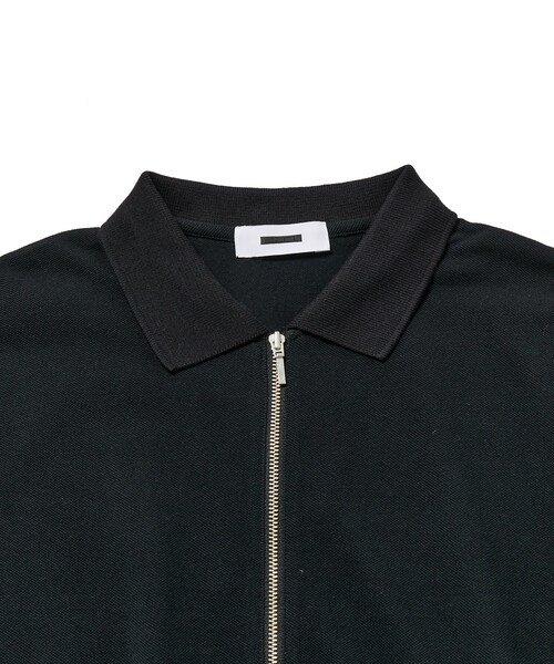 REVERBERATE/リバーバレイト】ZIP LONG SLEEVE POLO 【公式通販】