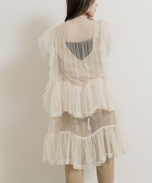 THE GOODLAND MARKET（ザグッドランドマーケット）の「old honey　81℃ dress（ワンピース・レディース・charcoal/white・one）」の7枚目の写真