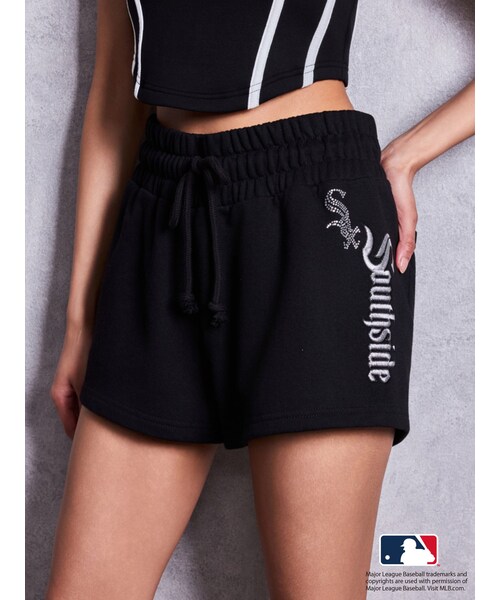 GYDA（ジェイダ）の「GYDA［MLB］bijou logoショートパンツ（その他パンツ・レディース・チャコールグレー・F）」の8枚目の写真
