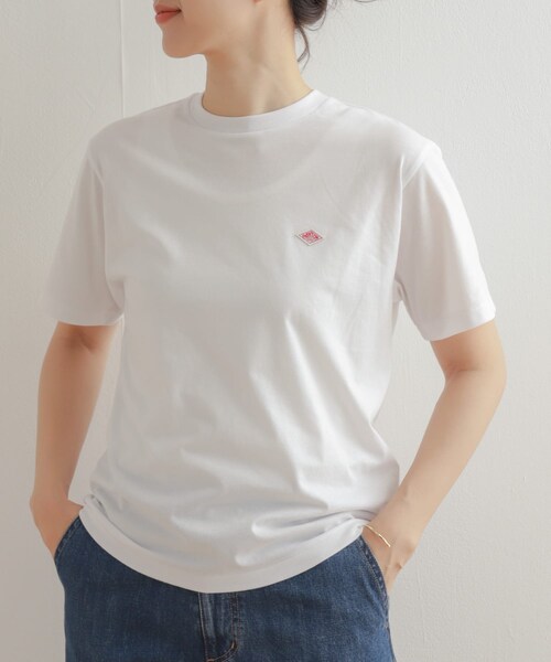 URBAN RESEARCH DOORS(アーバンリサーチドアーズ)の「DANTON T/C T-SHIRTS(Tシャツ/カットソー・レディース・YELLOW/WHITE/SAXBLUE/RED×WHITE/NVY×WHT/NAVY×BEIG・S)」の8枚目の写真