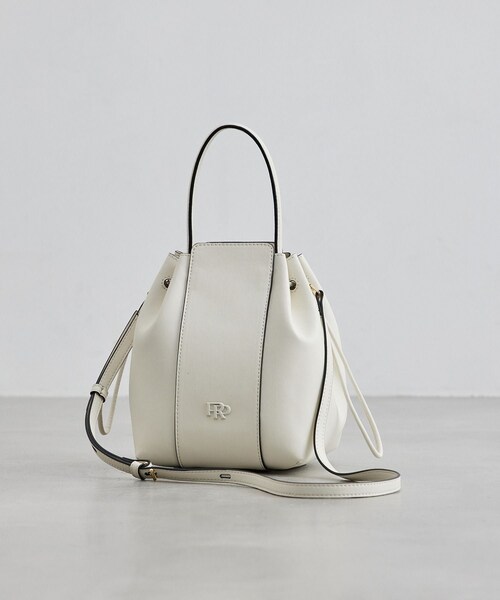 ROPE'（ロペ）の「RPロゴドロストミドルバッグ（ハンドバッグ・レディース・ブラック/ホワイト/ベージュ系/シルバー/ダークブラウン/グリーン/ライトグリーン/サックス/パープル/ワイン/クリーム/ダークブラウン系・F）」の13枚目の写真