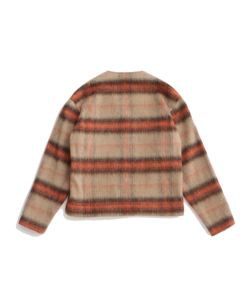 ADAM ET ROPE'（アダムエロペ）の「【TONY WACK/トニーワック】CHEK WOOL MOHAIR BLOUSON（その他アウター・メンズ・ベージュ/ネイビー・L/M）」の9枚目の写真