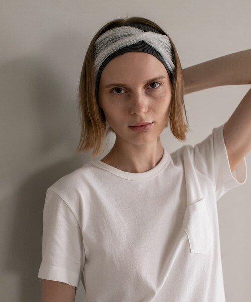 URBAN RESEARCH(アーバンリサーチ)の「La Maison de Lyllis LOEN BAND(ヘアバンド・レディース・WHITE/BLACK・-)」の4枚目の写真