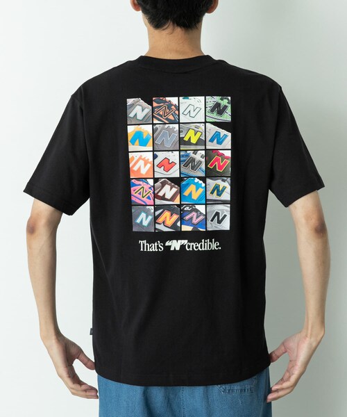 URBAN RESEARCH Sonny Label（アーバンリサーチサニーレーベル）の「NEW BALANCE　NコラージュTシャツ（Tシャツ/カットソー・メンズ・ブラック/シーソルト・M/L）」の7枚目の写真