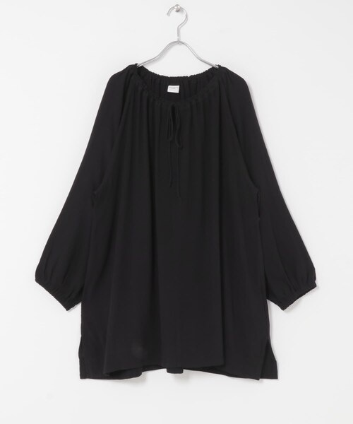 URBAN RESEARCH DOORS（アーバンリサーチドアーズ）の「カフタンチュニック（その他トップス・レディース・NATURAL/BLACK・Free）」の3枚目の写真