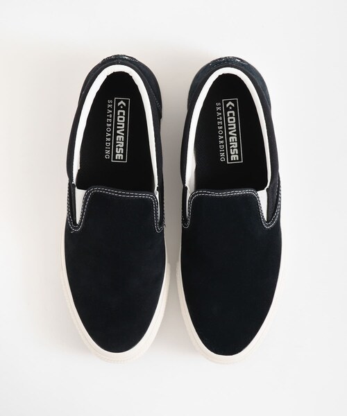 URBAN RESEARCH Sonny Label（アーバンリサーチサニーレーベル）の「CONVERSE　CS SLIP-ON SK（スリッポン・メンズ・ホワイト/ブラック・26/27/28）」の9枚目の写真