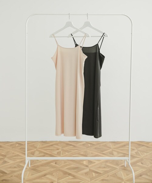 ITEMS URBANRESEARCH（アイテムズ アーバンリサーチ）の「インナーキャミワンピース（その他アンダーウェア/インナー・レディース・BEG/BLK・FREE）」の7枚目の写真