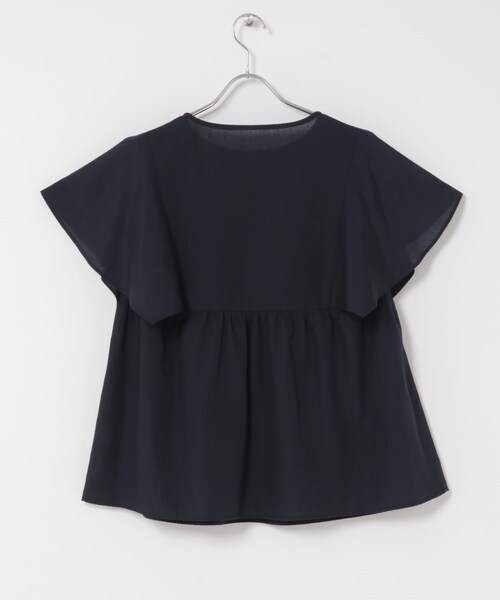 URBAN RESEARCH ROSSO（アーバンリサーチロッソ）の「『WEB限定』『UR TECH Smart Linen Touch』フレアスリーブブラウス（シャツ/ブラウス・レディース・B/STRIPE/NAVY/LIGHT PINK・Free）」の14枚目の写真