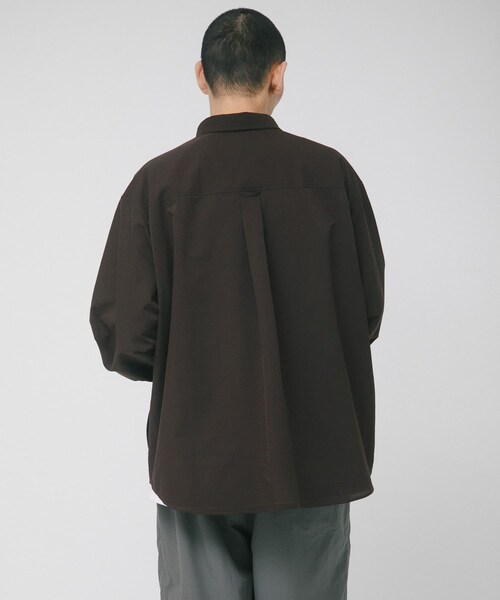 EKAL(エカル)の「『吸水速乾/通気性/軽量』DOT AIR LONG-SLEEVE SHIRTS(シャツ/ブラウス・メンズ・ネイビー/ブラウン/ブラック・M/L)」の19枚目の写真