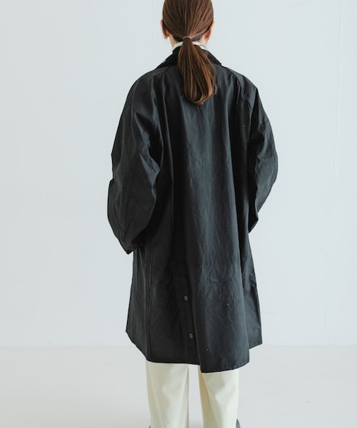 URBAN RESEARCH（アーバンリサーチ）の「Barbour　MODIFIED EXMOOR WAX COAT（テーラードジャケット・レディース・SAGE/BLACK・36/38）」の18枚目の写真