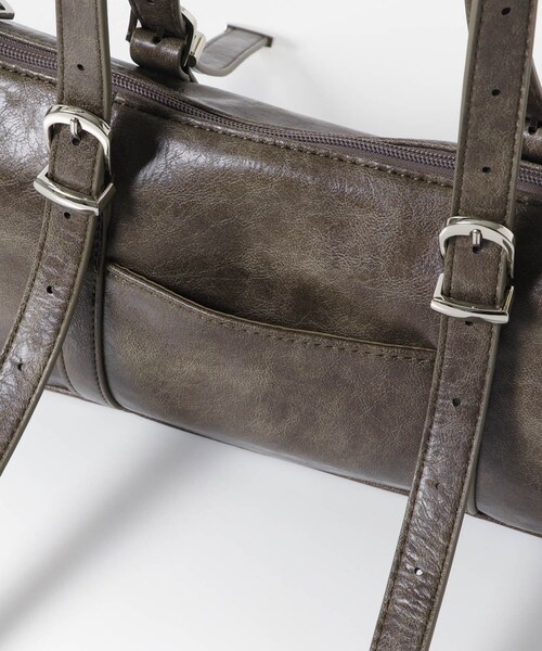 SENSE OF PLACE by URBAN RESEARCH（センスオブプレイスバイアーバンリサーチ）の「FLスクエアボストンバッグ（ボストンバッグ・メンズ・BLACK/GRAY/BROWN・one）」の15枚目の写真
