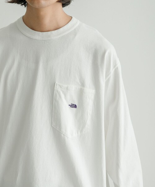 URBAN RESEARCH（アーバンリサーチ）の「THE NORTH FACE PURPLELABEL　7oz L/S Pocket T-shirts（Tシャツ/カットソー・メンズ・Off White/A Gray/Black・M/L）」の14枚目の写真