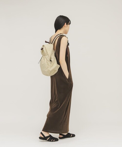 KBF（ケイビーエフ）の「アウトポケットナイロンバックパック（バックパック/リュック・レディース・PINK/BEIGE/BLACK・One）」の10枚目の写真