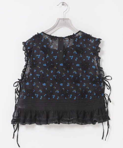 URBAN RESEARCH(アーバンリサーチ)の「crinkle crinkle crinkle SHEER FLOWER VEST BLOUSE(シャツ/ブラウス・レディース・BLACK/IVORY・Free)」の9枚目の写真