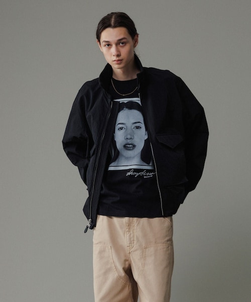ADAM ET ROPE'(アダムエロペ)の「《別注》【SPIEWAK/スピワック】G-8 NYLON(ブルゾン・メンズ・ブラック/チャコール/ベージュ・40/42/44)」の6枚目の写真