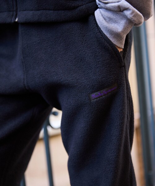 ADAM ET ROPE'（アダムエロペ）の「《別注》【Needles/ニードルズ】Zipped Sweat Pant（その他パンツ・メンズ・ブラック・L/M/S/XL）」の19枚目の写真