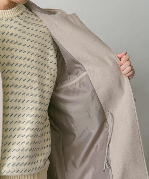 URBAN RESEARCH DOORS（アーバンリサーチドアーズ）の「JAPAN FABRIC ダッフルコート（ダッフルコート・メンズ・GREEN/D.NAVY/GREIGE・M/L）」の18枚目の写真