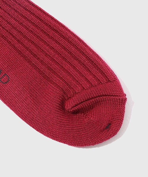 ADAM ET ROPE'(アダムエロペ)の「【CONLEAD/コンリード】College wool Short(ソックス/靴下・メンズ・ブラック・M)」の6枚目の写真