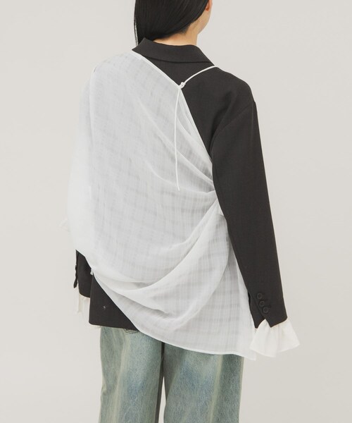 KBF（ケイビーエフ）の「マルチWAYトップス（その他トップス・レディース・OFF/BLUE・One）」の12枚目の写真