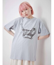 merry jenny | 【WEB限定】walk CAT Tee(Tシャツ/カットソー)