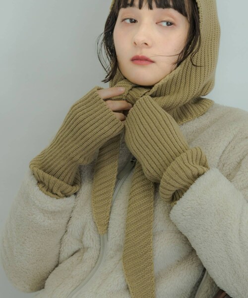 SMELLY（スメリー）の「リブアームウォーマー（ベルト・レディース・BEG/BLK/BLU・-）」の20枚目の写真