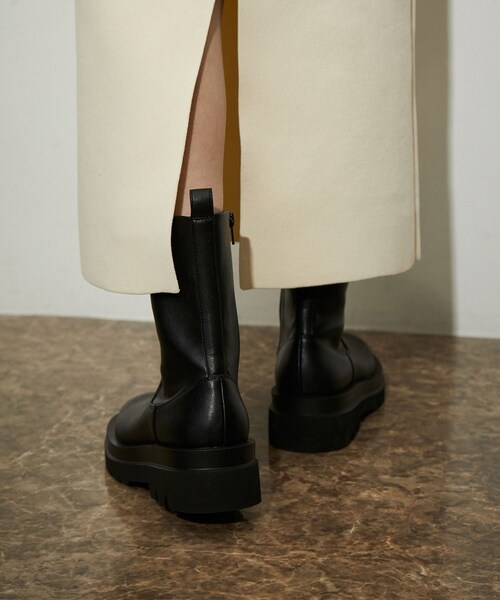 ADAM ET ROPE'(アダムエロペ)の「トラックソールストレッチブーツ(ブーツ・レディース・ブラック/ダークブラウン/キナリ・36.0/37.0/38.0/39.0)」の15枚目の写真