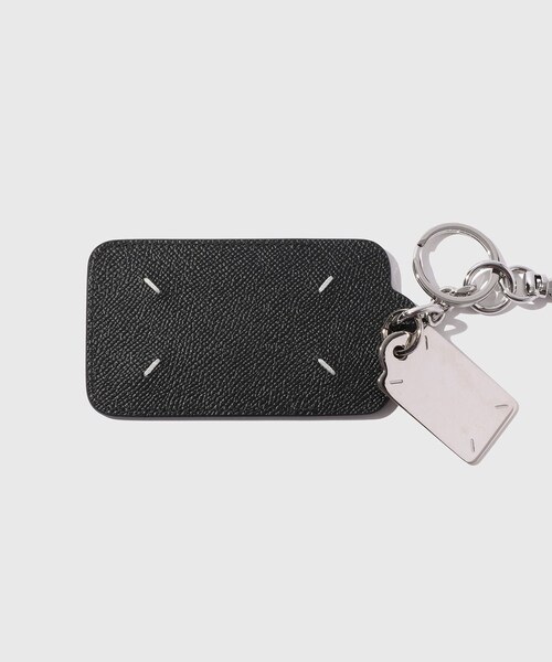 ADAM ET ROPE'(アダムエロペ)の「【Maison Margiela/メゾン マルジェラ】DOUBLE TAG KEYRING(キーケース/キーアクセサリー・メンズ・ブラック・F)」の12枚目の写真