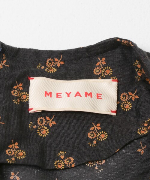 かぐれ（カグレ）の「MEYAME　PRINT SUMMER DRESS（ワンピース・レディース・BLACK/BURGUNDY・Free）」の10枚目の写真