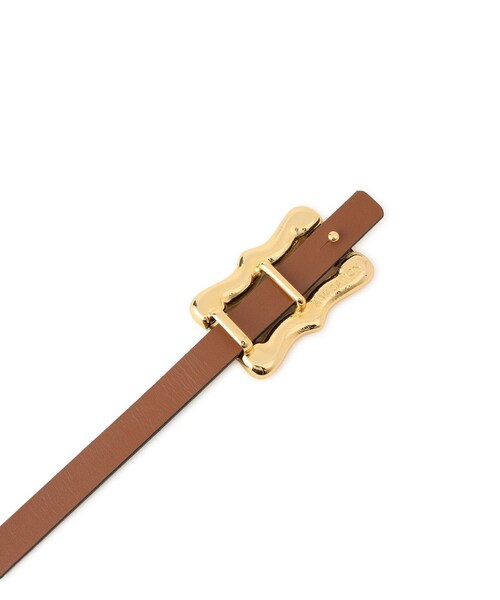 ADAM ET ROPE'(アダムエロペ)の「【A VACATION(ア バケーション)】RIBBON13 GD BLACK×BROWN(ベルト・レディース・ゴールド・F)」の11枚目の写真