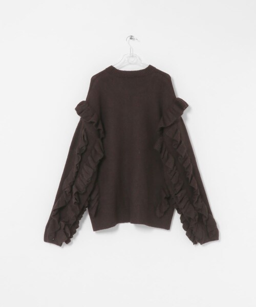LAATO（ラート）の「frill frill knit（ニット/セーター・レディース・チョコレート/ミッドナイト/ハニー・FREE）」の10枚目の写真