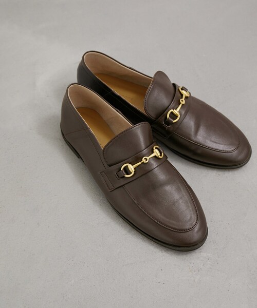 ADAM ET ROPE'（アダムエロペ）の「【サステナブル】ソフトビットローファー（ローファー・レディース・ブラック/ダークブラウン/ブラック系/シルバー/ワイン・25.0/22.5/23.0/23.5/24.0/24.5）」の5枚目の写真