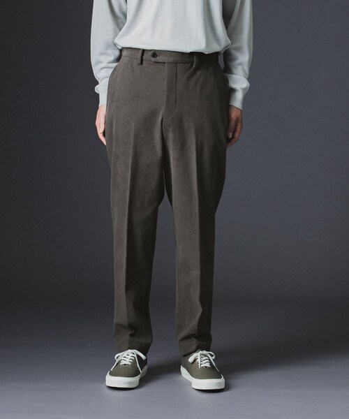 URBAN RESEARCH DOORS（アーバンリサーチドアーズ）の「LIFE STYLE TAILOR　コーデュロイコンフォータブルパンツ（スラックス・メンズ・NAVY GRAY/MOCHA・S/M/L/XL）」の15枚目の写真