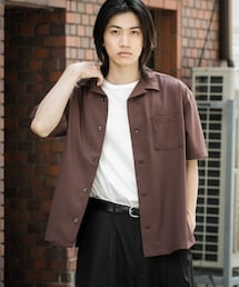 SENSE OF PLACE by URBAN RESEARCH | オープンカラールーズシャツ(5分袖)ll(シャツ/ブラウス)