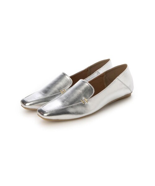 EVOL(イーボル)の「【EVOL/イーボル】 ソフトスクエアフラットローファー IW5357 (ドレスシューズ・レディース・BL/IV/SV/CMC・220/22cm/225/22.5cm/230/23cm/235/23.5cm/240/24cm/245/24.5cm/250/25cm)」の1枚目の写真