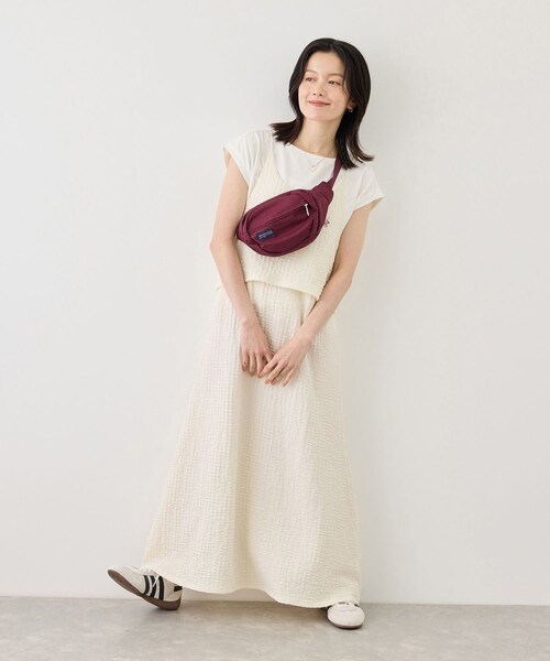 ROPE' PICNIC(ロペピクニック)の「【BEVERLYHILLS POLO CLUB】ふくれジャガードキャミワンピース(ワンピース・レディース・ブラック/キナリ/ブラウン・F)」の14枚目の写真