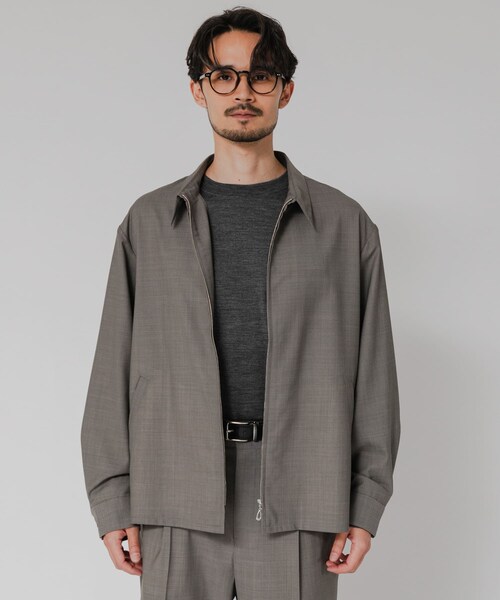 URBAN RESEARCH（アーバンリサーチ）の「WASHABLE WOOL SPORTS JACKET（ブルゾン・メンズ・NAVY/BLACK/CHARCOAL・M/L）」の17枚目の写真