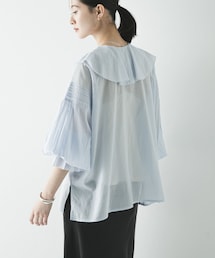 URBAN RESEARCH | 『一部WEB限定カラー』コットンボイルラッフルブラウス(シャツ/ブラウス)