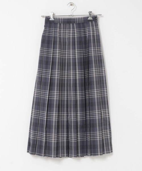 URBAN RESEARCH DOORS（アーバンリサーチドアーズ）の「『一部WEB限定カラー』チェックプリーツスカート（スカート・レディース・GRY×BLU/BRN×RED/MUS×NVY/GRN×YEL・S/M）」の17枚目の写真