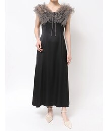 LAGUNAMOON（ラグナムーン）の「LADYノースリーブボレロキャミワンピース（ドレス・レディース）」