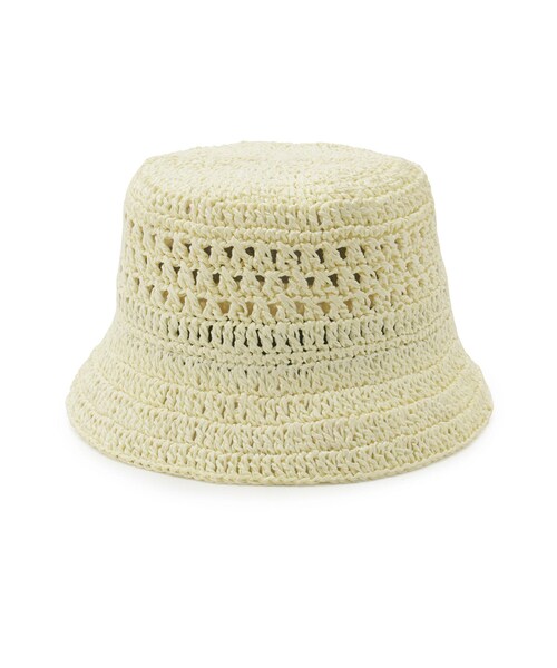 VIS（ビス）の「コーティングペーパーバケットハット（ハット・レディース・ブラック/キナリ・F）」の12枚目の写真